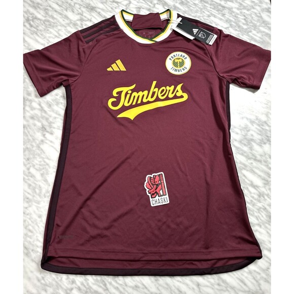 Adidas MLS Portland Timbers 2024 Archive Soccer Jersey Women's Medium IM5463 NEW - Picture 1 of 7